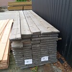 Ca. 43x Vuren grijs gedompelde steigerplanken