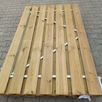 2x Grenen tuindeur