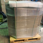 Pallet met ca. 450 traydozen 50x28x19cm, Bruin