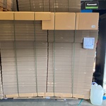 Ca. 150x Grote verzenddozen 100x100x40cm dubbelgolf, Bruin