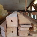 Partij houtmaterialen
