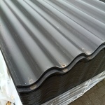 Ca. 20x Golfplaat vezelcement, Cemfort, zwart