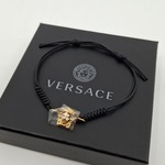 Versace Medusa armband, Versace, Armband, Zwart / goud
