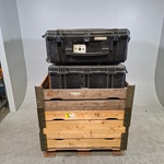 8x Kunststof transportkoffer