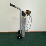 Gasfleskar met manometer, Matador/Supergas, Formeergas, inclusief mano