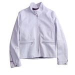 Kenzo Paris witte leren jas