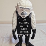Banksy fanart sculptuur – Banksy ape