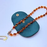 Antiek amber collier