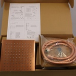 Inbouw Regendouche vierkant, rose