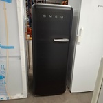 Koelkast met vriesvak, SMEG A++, FAB28LBVS, Zwart
