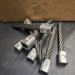 Doos met 150 stuks onkruidborstels | Vierkant / 21,4 mm