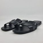 Slippers, Hermès, zwart, maat 39,5