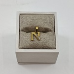 Hanger, N met diamant, double
