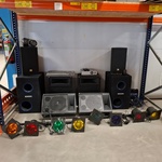 Audio boxen, Audio, Lampen, O.a. Numark, Aaster, Carvin