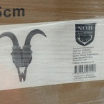 Metalen decoratie geit