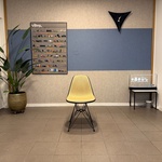 Onderstel eetkamerstoel Vitra, DSR, beige