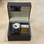Heren horloge FREDRIC Automatic, Bristol Collection, bruin/ zilver