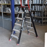 Werktrap Altrex, 2x 5 treeds met bordes