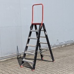 Werktrap Altrex, 2x 5 treeds met bordes
