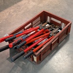 3x Trapeziumvormige plaatsponstang