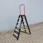 Werktrap Altrex, 2x 5 treeds met bordes