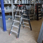 Werktrap Altrex, 2x 5 treeds met bordes