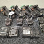 4x Accu draadeindknipper Hitachi, 3x CL14DSL, 1x CL18DSL