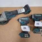 Accu haakse slijper met 2c slagschroevendraaier Makita, DGA506 | DTD15