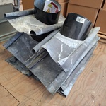 8x Dakdoorvoer met loodslab