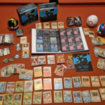 Pokémon collectie met vintage kaarten, rares, gevulde map & meer