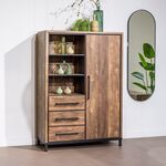 Opbergkast Vasto, Maxfurn, Lamulux, espresso