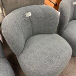 Fauteuil Ingmar, geweven, blauw