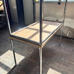 2x Bureau- / Vergadertafels, Vepa, Rechthoek, blauw, 2000
