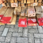 6x Houten gordingen