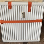 2x Paneelradiatoren met geïntegreerde thermostaatkraan, Brugman Kompak