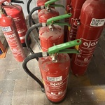 4x Schuim brandblusser, Ajax, Schuimblusser, rood