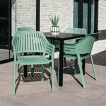 Tuinset Bilbao, 4x Tuinstoel Billund, 1x tafel Lira