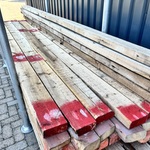 6x Houten gordingen
