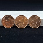3x Gouden munt, South Africa, Krugerrand, 1981