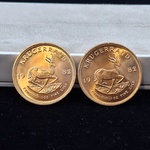 2x Gouden munt, South Africa, Krugerrand, 1982