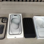 Mobiele telefoon, Iphone, 15, black