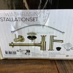 Wastafelset, goud mat