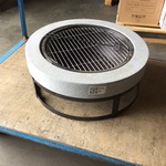 Barbecue op laag onderstel, grijs/zwart