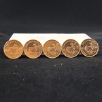 5x Gouden munt, South Africa, Krugerrand