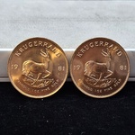 2x Gouden munt, South Africa, Krugerrand, 1981