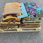 Pallet met deurmatten, zonder pallet, diverse kleuren