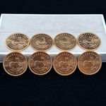 8x Gouden munt, South Africa, Krugerrand