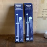 2x Doucheset met 2 stralen, Grohe, Tempesta Cosm. 100, chroom