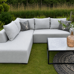 Tuinhoekbank allweather Puglia, light grey, bouwjaar 2026