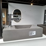 Fontein, cement grijs
